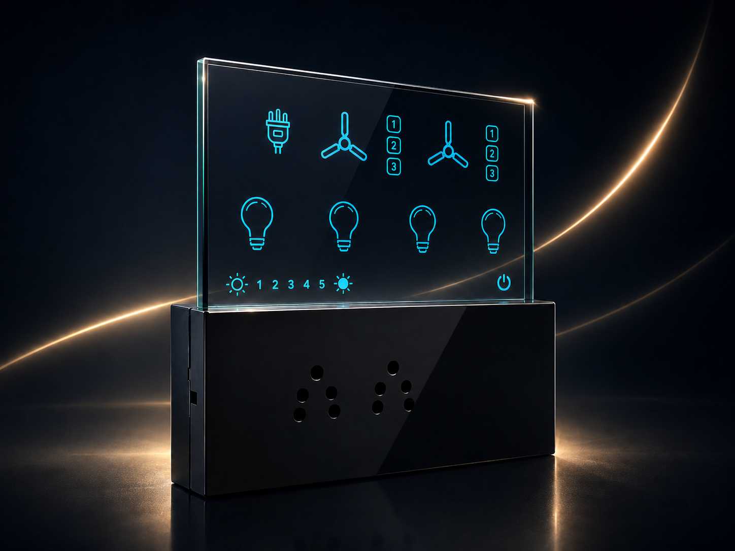 Dual Fan Variant smart switchboard variant by NoColour